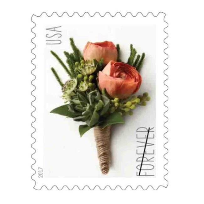 Celebration Boutonniere 2017 - 5 Sheets / 100 Pcs