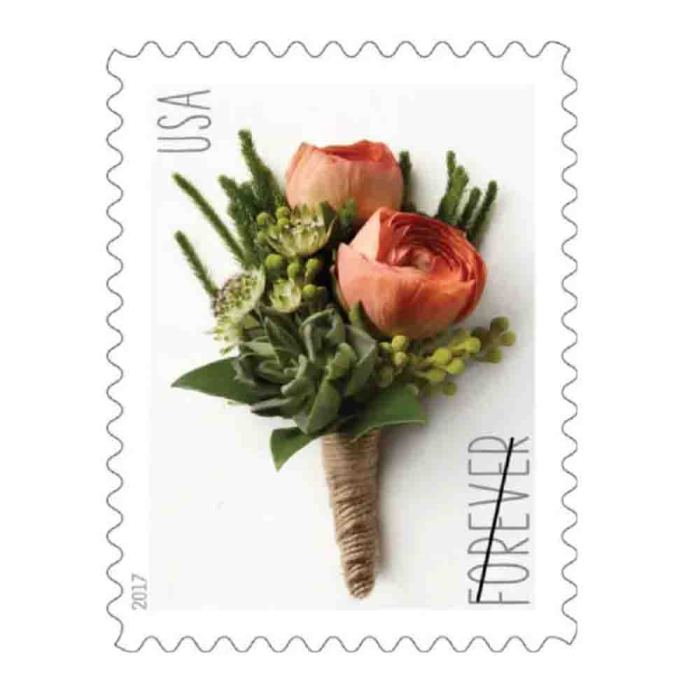 Celebration Boutonniere 2017 - 5 Sheets / 100 Pcs