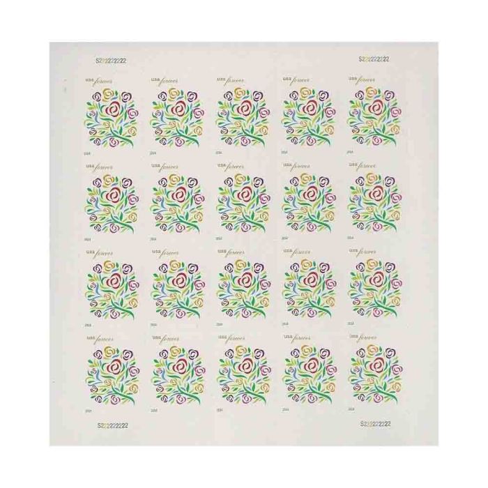 Where Dreams Blossom Forever 2014 - 5 Sheets / 100 Pcs