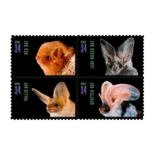 American Bats Night Friends 2002 - 5 Sheets / 100 Pcs