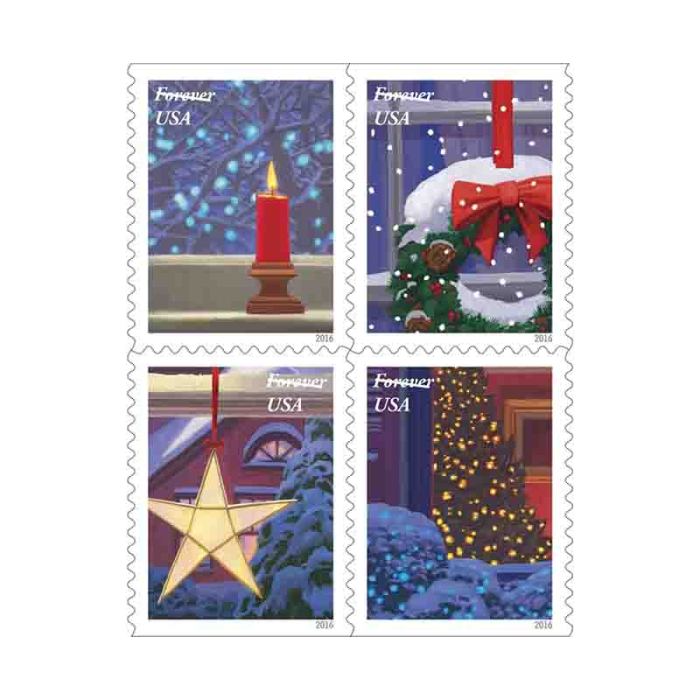 Holiday Windows 2016 Christmas - 5 Booklets / 100 Pcs