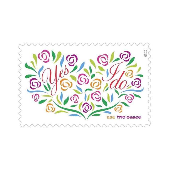 Yes I Do - Wedding Series Two Ounce 2015 Additional Ounces - 5 Sheets / 100 Pcs