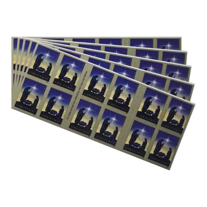 Christmas Jesus in Nativity 2016  - 5 Booklets / 100 Pcs