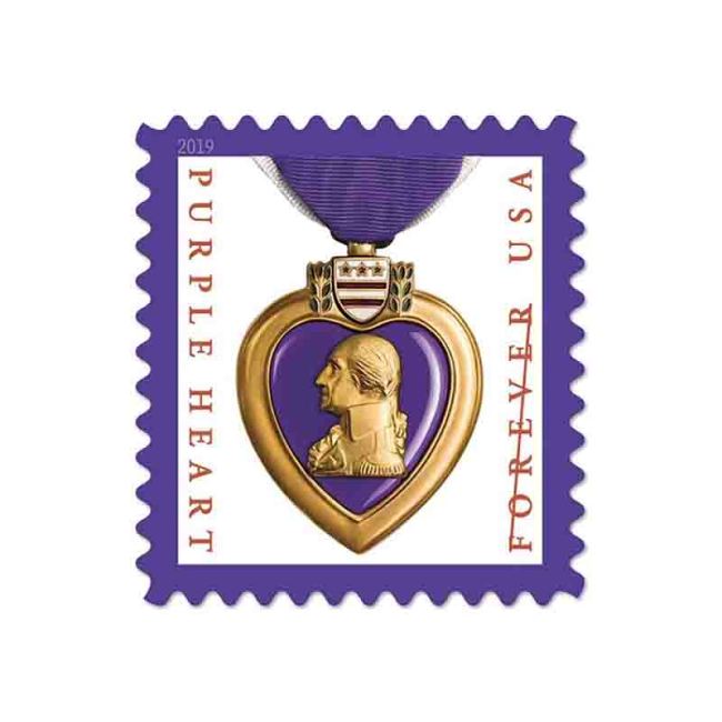 Purple Heart Medal 2019 - 5 Sheets / 100 Pcs