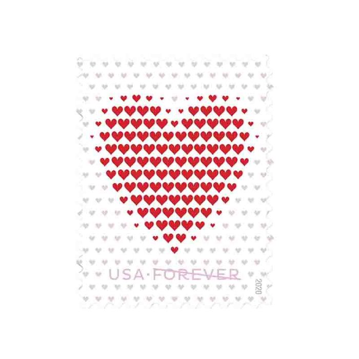 Made of Hearts 2020 - 5 Sheets / 100 Pcs