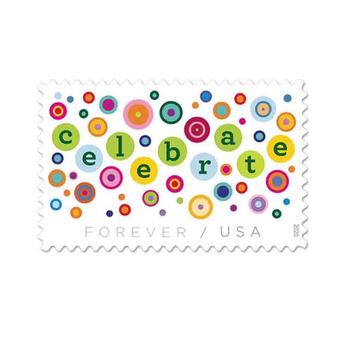 Let's Celebrate 2020 - 5 Sheets / 100 Pcs