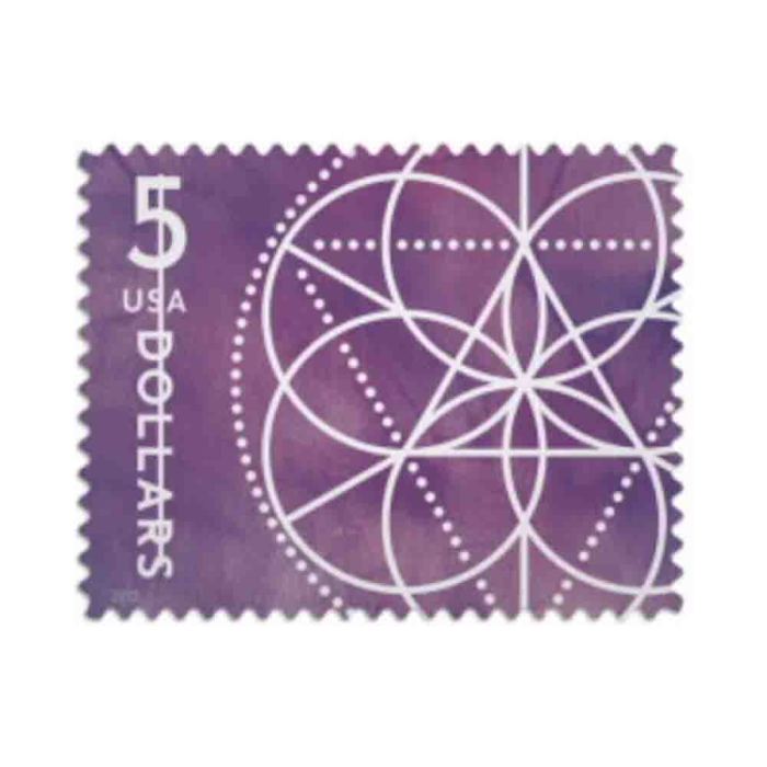 $5 Floral Geometry 2022 - 2 Sheet / 8 Pcs