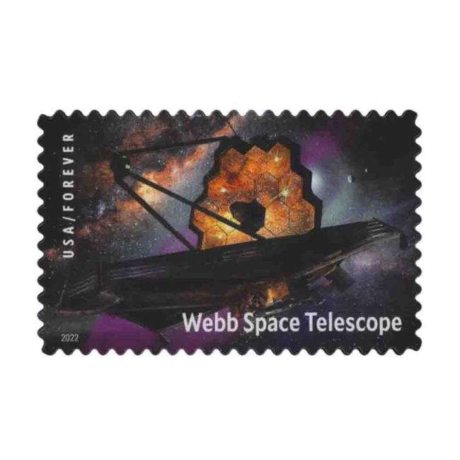 James Webb Space Telescope 2022 - 5 Sheets / 100 Pcs