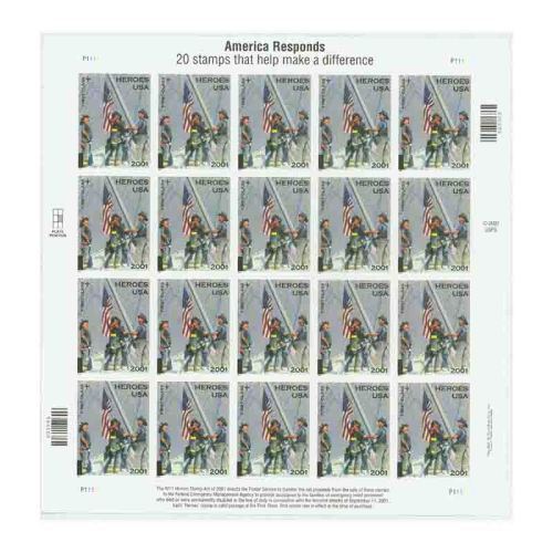 200 Sheets Heroes of 2001（Sheet  of 20 Pcs) - Limited promotional time