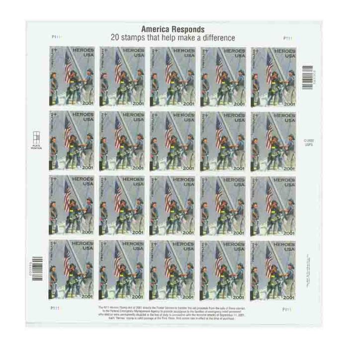 200 Sheets Heroes of 2001（Sheet  of 20 Pcs) - Limited promotional time