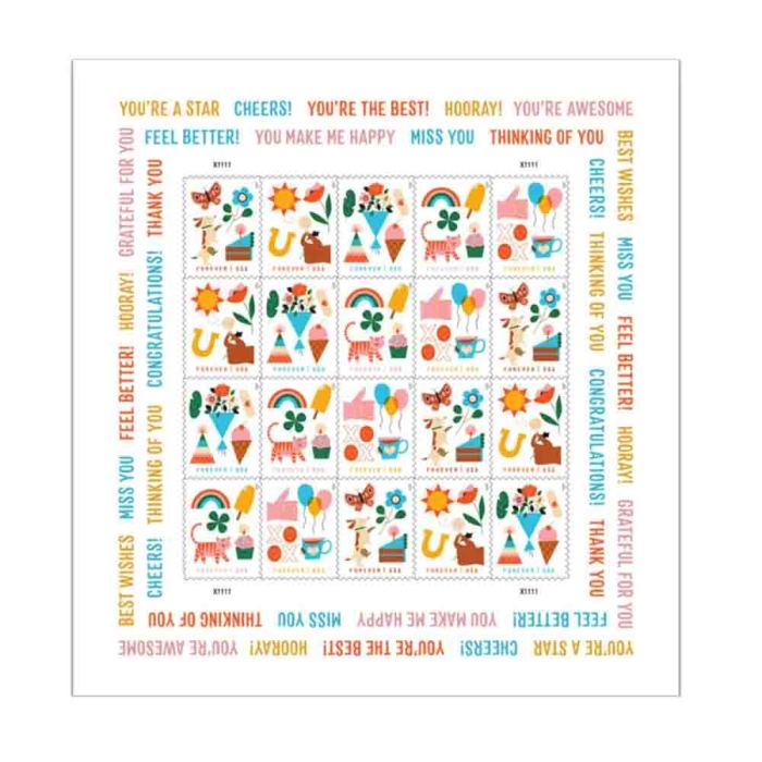 Thinking of You 2023 - 5 Sheets / 100 Pcs