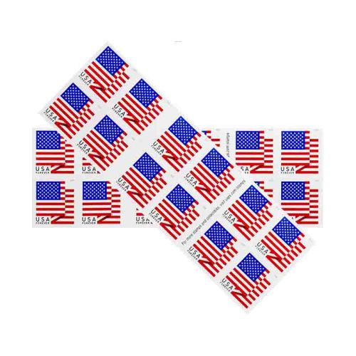 200 Sheets U.S. Flag Booklet 2018（Sheet  of 20 Pcs) - Limited promotional time