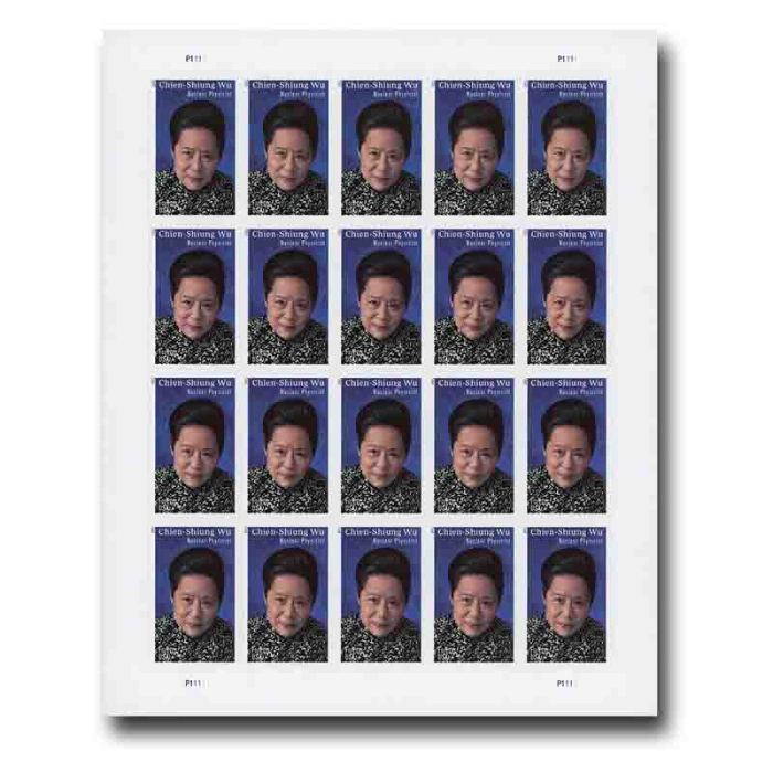 200 Sheets Chien-Shiung Wu 2021（Sheet  of 20 Pcs) - Limited promotional time