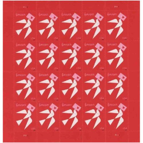 LOVE 2024 - 5 Sheets / 100 Pcs