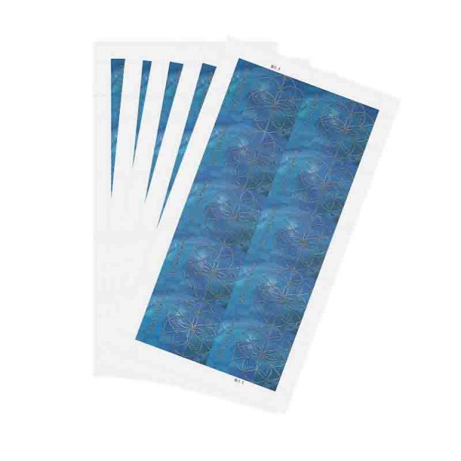 $1 Floral Geometry 2024 - 5 Sheets / 50 Pcs