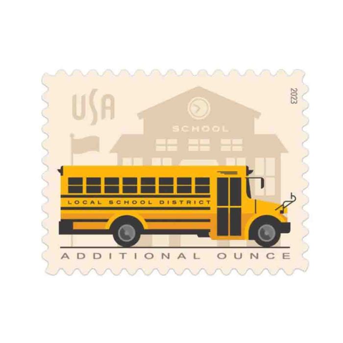 300 Sheets 29¢ School Bus 2023 Additional Ounces（Sheet  of 20 Pcs) - Limited promotional time