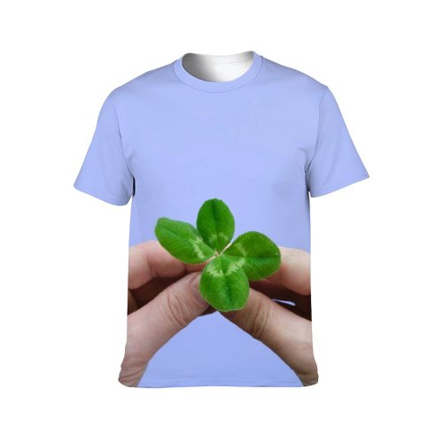 yanfind Adult Full Print T-shirts (men And Women) Summer Agriculture Outdoors Growth Soil Little Ecology Conceptual Sprout Sustainability Ball Shaped