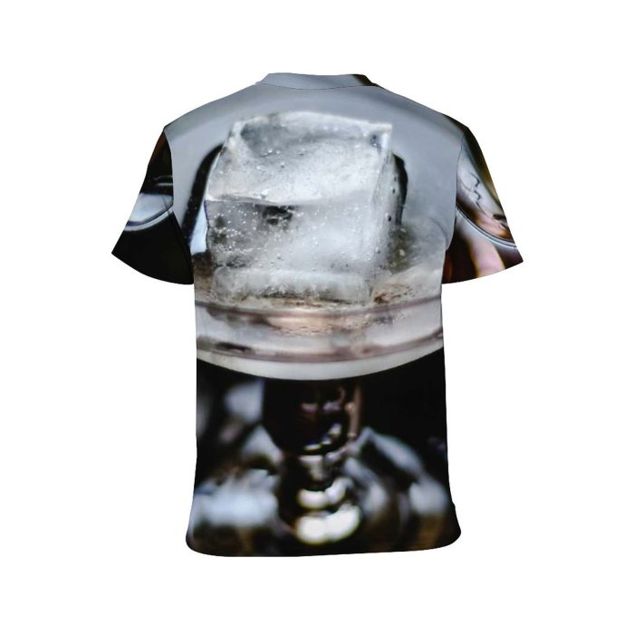 yanfind Adult Full Print T-shirts (men And Women) Winter Reflection Wine Christmas Outdoors Cool Vodka Liquor Tequila