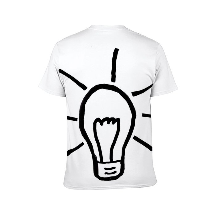 yanfind Adult Full Print Tshirts (men And Women) Light Energy Electric Electricity Bulb Inspiration Illumination Lightbulb Innovation Idea Creative