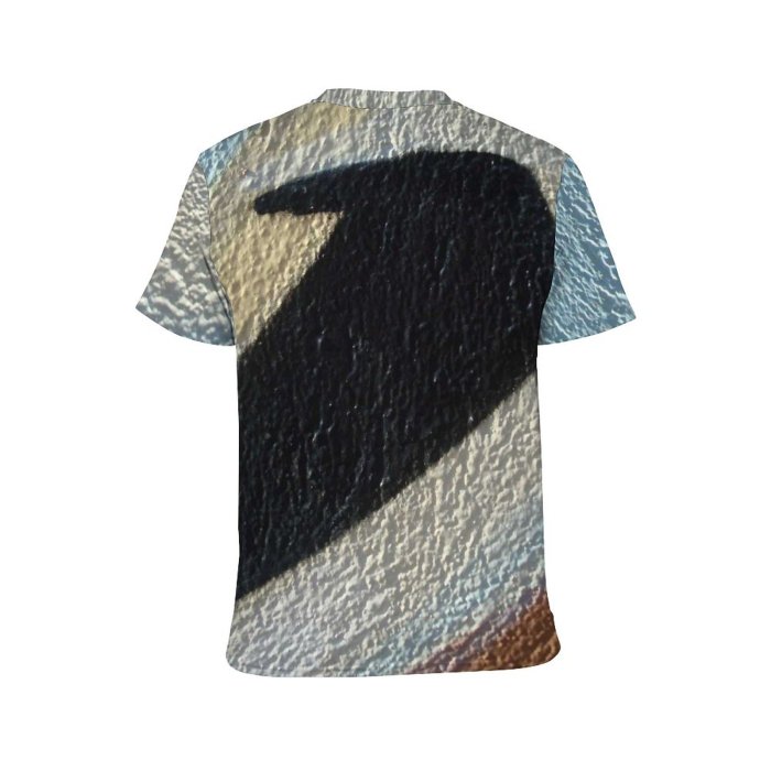 yanfind Adult Full Print Tshirts (men And Women) Urban Art Artistic Arrow Point Colorful Wall Texture Pain