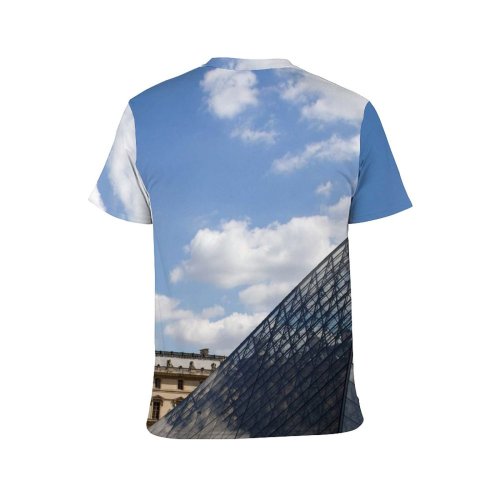 yanfind Adult Full Print Tshirts (men And Women) Louvre Architectural Architecture Art Beautiful Building City Cityscape Destination Europe European