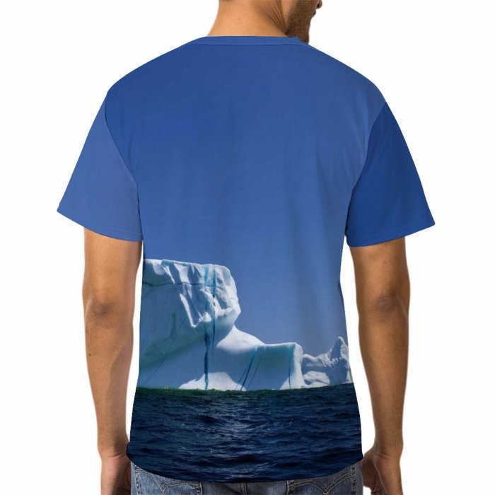 yanfind Adult Full Print Tshirts (men And Women) Arctic Area Beautiful Beauty Clear Cloud Cloudy Ecology Floe Freeze Glacial