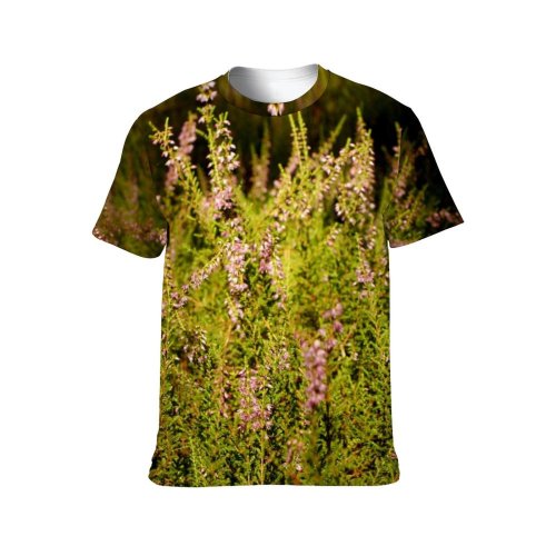 yanfind Adult Full Print Tshirts (men And Women) Lavender Forest Litter Flower Flowers Poland Light Night Autumn Fall