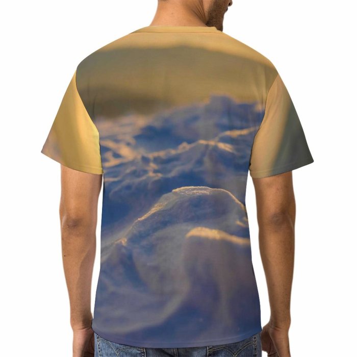 yanfind Adult Full Print T-shirts (men And Women) Sea Beach Ocean Summer Dusk Outdoors