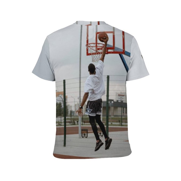 yanfind Adult Full Print T-shirts (men And Women) Street School Athlete Exercise Outdoors Action Soccer Leisure Recreation Field Sports