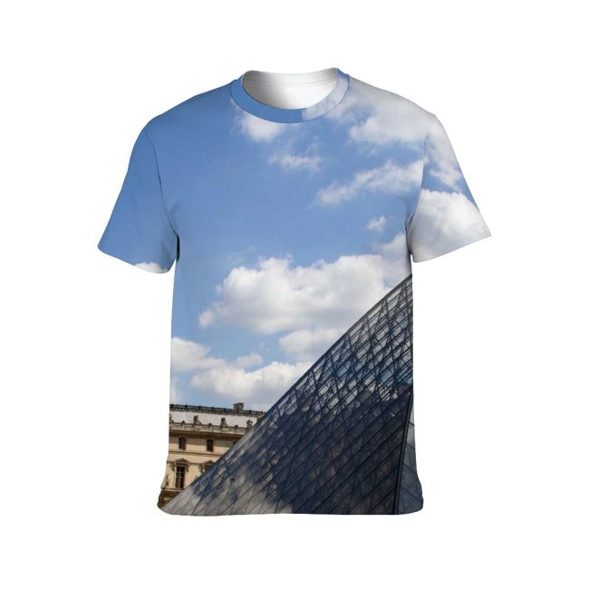yanfind Adult Full Print Tshirts (men And Women) Louvre Architectural Architecture Art Beautiful Building City Cityscape Destination Europe European