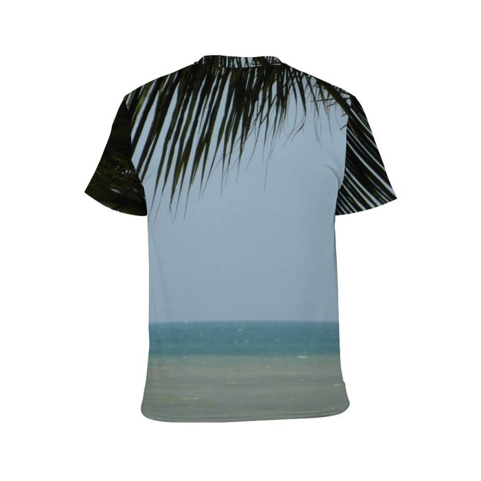 yanfind Adult Full Print Tshirts (men And Women) Atlantic Beach Beautiful Space Copyspace Blank Empty Calm Caribbean Coconut Hot Idyllic