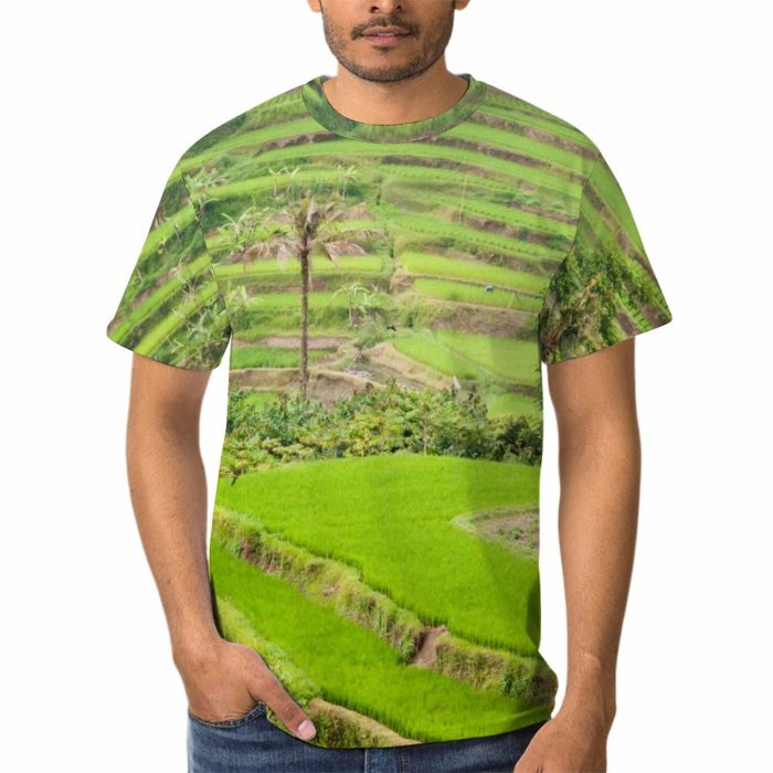 yanfind Adult Full Print Tshirts (men And Women) Agriculture Religion Hindu Asian Bali Burma Cambodia China County Curve Ecology