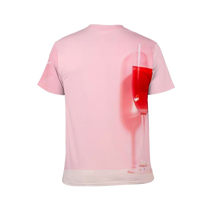 yanfind Adult Full Print T-shirts (men And Women) Love Alcohol Party Cocktail Glass Luxury Wine Champagne Romance Liquid Juice