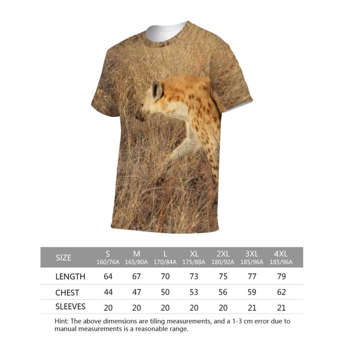 yanfind Adult Full Print T-shirts (men And Women) Wood Grass Fur Grassland Cat Outdoors Wild Safari Wildlife Ecology Cheetah