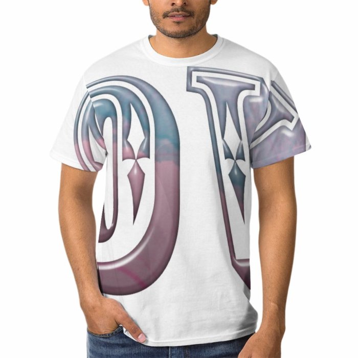 yanfind Adult Full Print Tshirts (men And Women) Love Word Font