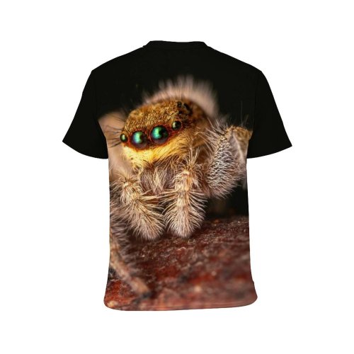 yanfind Adult Full Print T-shirts (men And Women) Portrait Hairy Wild Insect Creepy Scary Wildlife Little Eerie