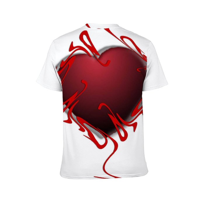 yanfind Adult Full Print Tshirts (men And Women) Love Heart