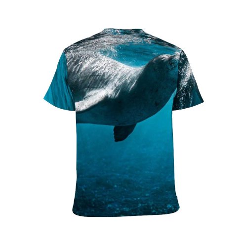 yanfind Adult Full Print T-shirts (men And Women) Sea Beach Ocean Winter Fish Underwater Outdoors Diving Wildlife Aquarium Pacific Marine