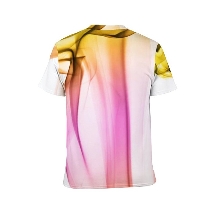 yanfind Adult Full Print Tshirts (men And Women) Abstract Aroma Art Curve Dynamic Flow form Incense Magic Motion Smell