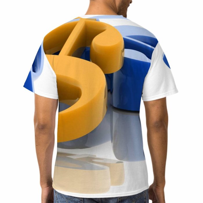 yanfind Adult Full Print T-shirts (men And Women) 3d Accounts Bar Bonus Bullion Corporate Currency Financial Foreign