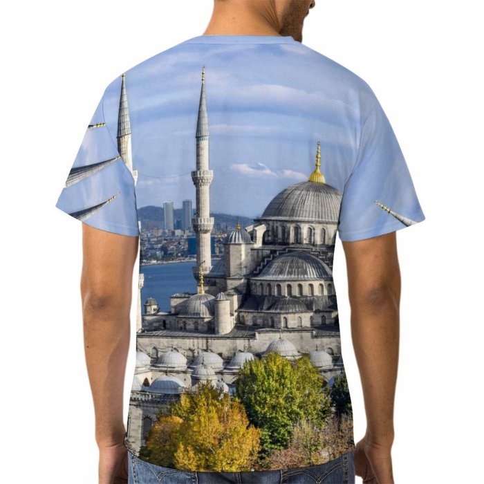 yanfind Adult Full Print T-shirts (men And Women) Sunset Outdoors Traditional Worship Sacred Byzantine