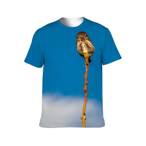 yanfind Adult Full Print T-shirts (men And Women) Snow Flight Winter Eagle Wild Fly Hawk Raptor Avian