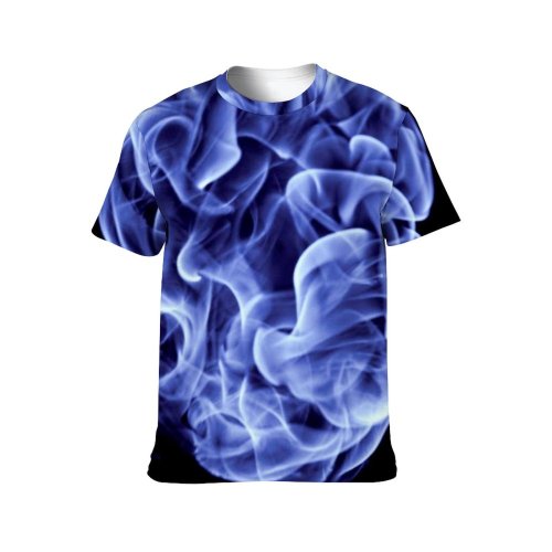 yanfind Adult Full Print Tshirts (men And Women) Flame Fire Fuel Closeup Isolated Warm Blaze Explode Tongue Nobody Explosion