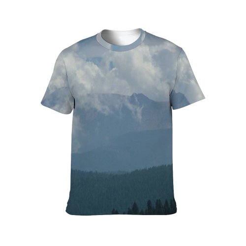 yanfind Adult Full Print Tshirts (men And Women) Alaska Snow Clouds Landscape Sky Bspo06