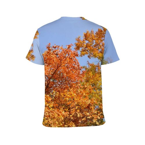 yanfind Adult Full Print Tshirts (men And Women) Autumn Sky