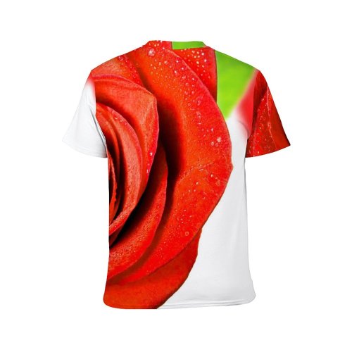 yanfind Adult Full Print Tshirts (men And Women) Love Rose