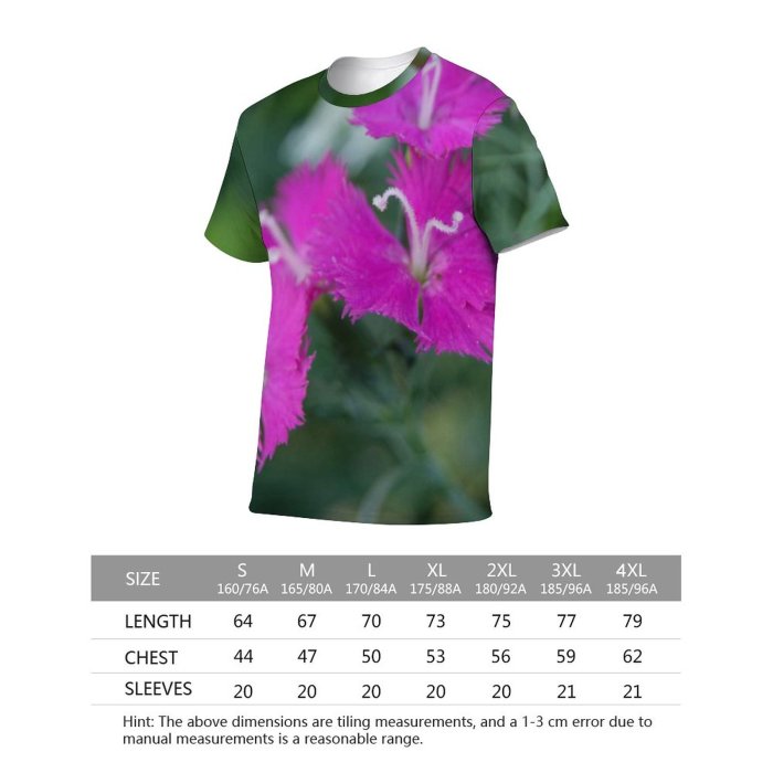 yanfind Adult Full Print Tshirts (men And Women) Anniversary Beautiful Beauty Bloom Botany Dark Decoration Floral Fragility Fragrant