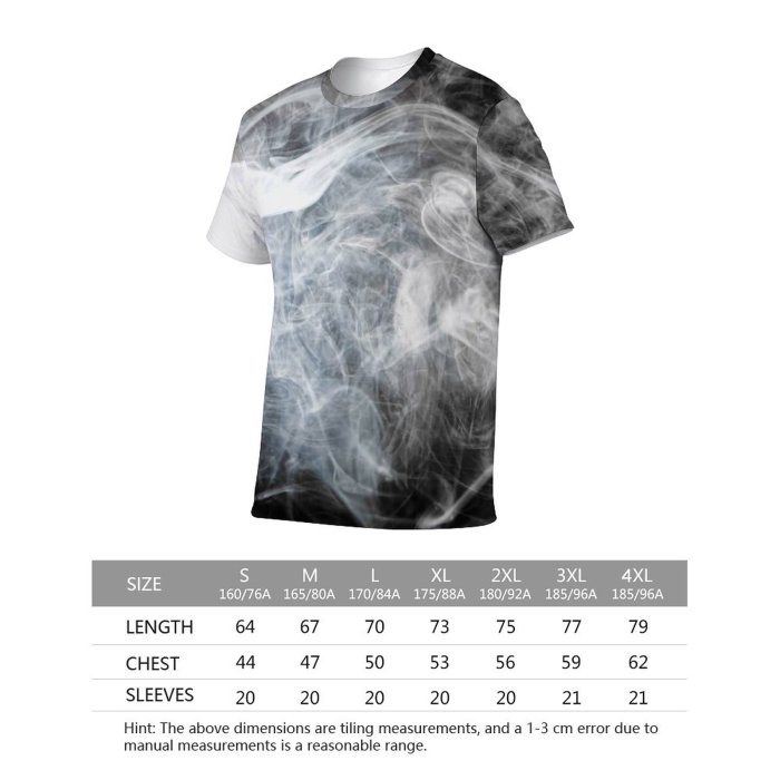 yanfind Adult Full Print T-shirts (men And Women) Abstract Abstraction Addiction Aroma Backdrop Beauty Concept Creativity Curl Curve Design-