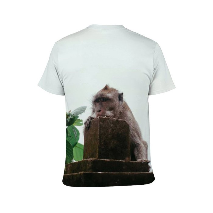 yanfind Adult Full Print T-shirts (men And Women) Wood Grass Leaf Architecture Tree Travel Monkey Outdoors Wild Religion Tropical Wildlife