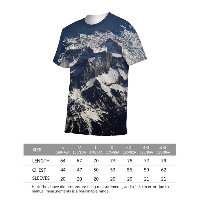 yanfind Adult Full Print Tshirts (men And Women) Alpine Alps Beautiful Beauty Clear High Horizon Lake Landscape Light Meadow